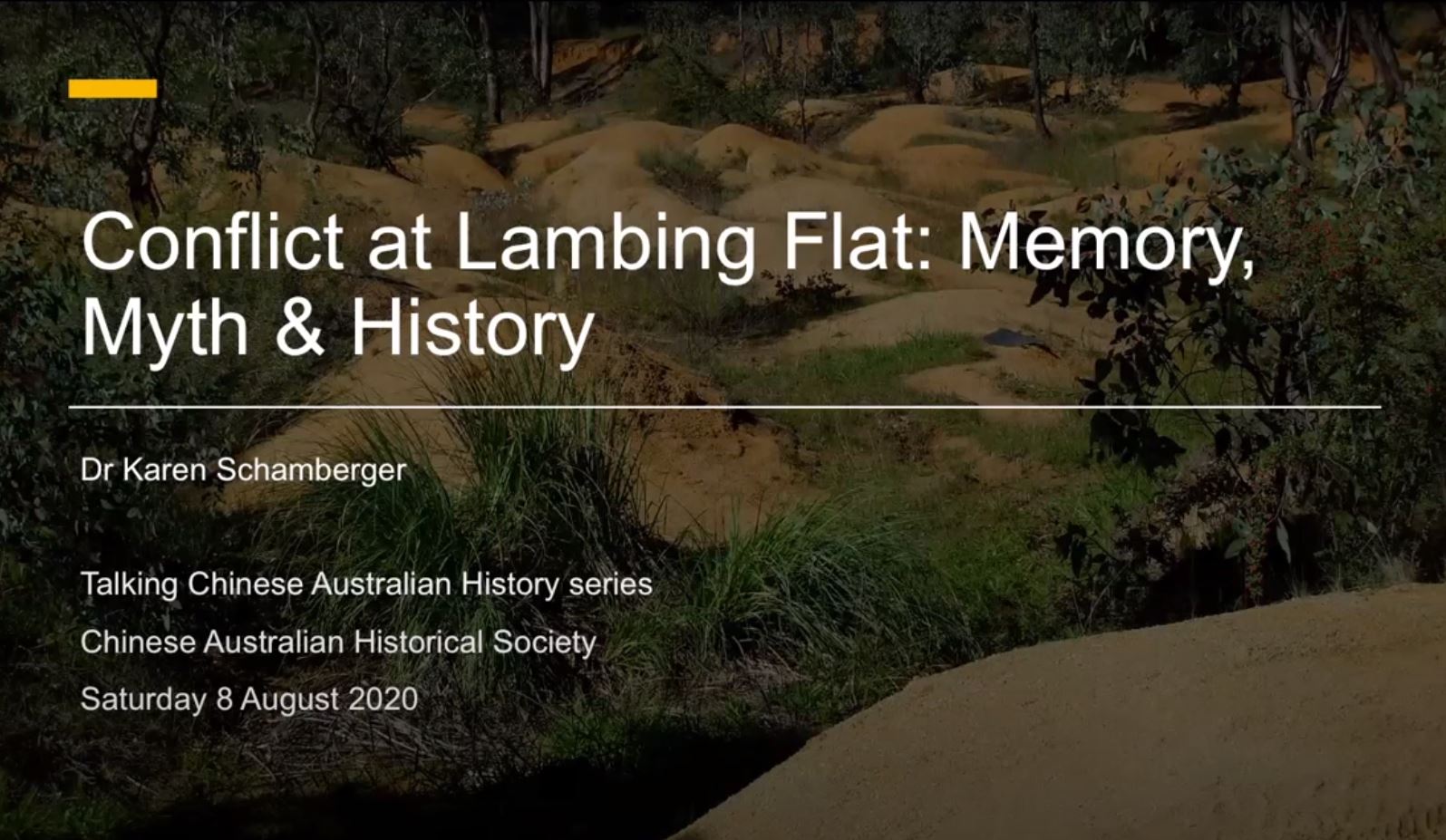 Conflict at Lambing Flat: Memory, Myth & History